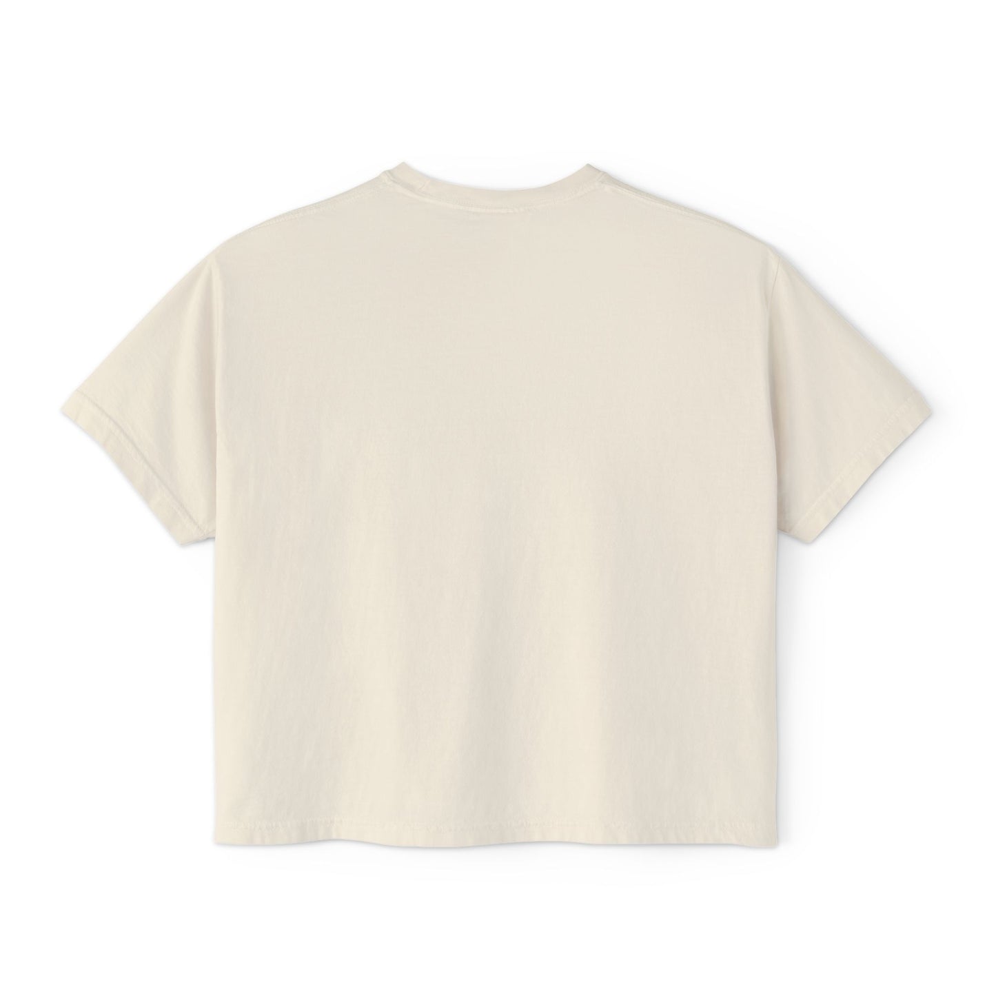 Easter Bunny Party Boxy Tee — Women’s Graphic T-Shirt with Glam Bunny Girls