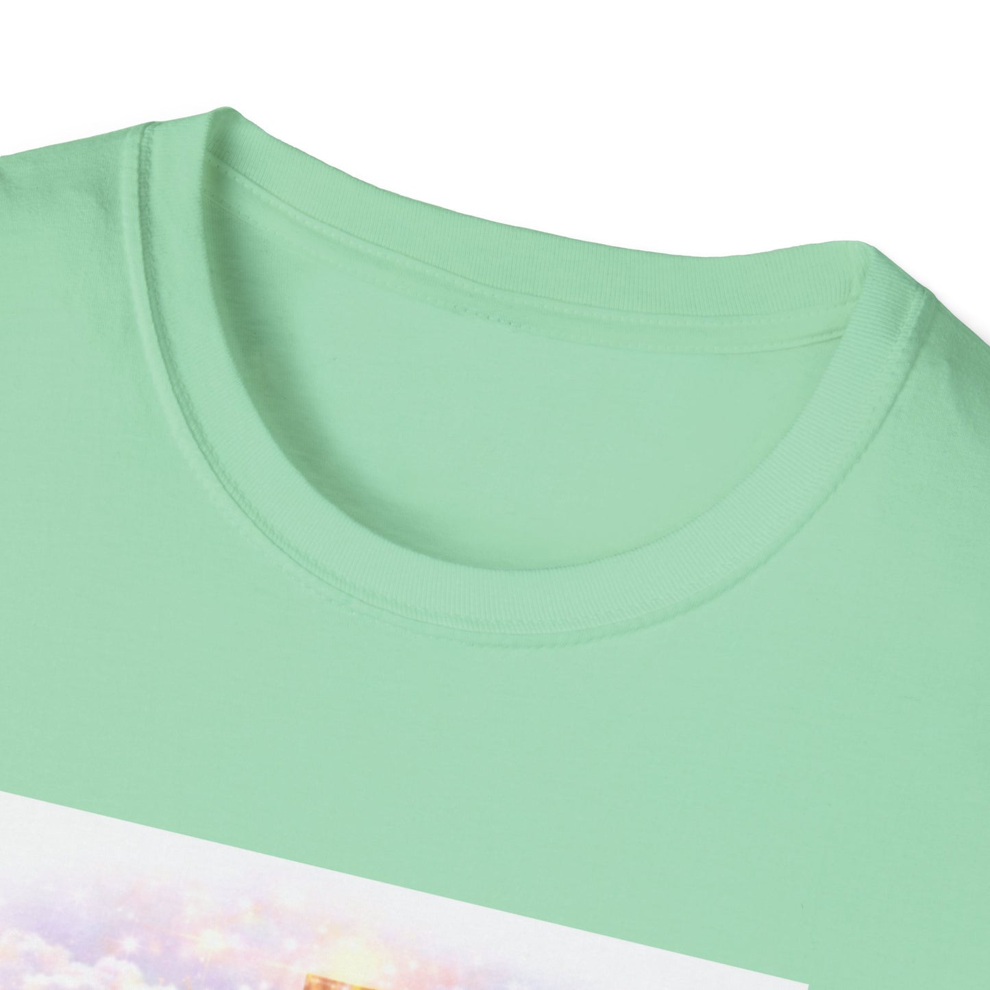 Blessed & Bloomin cross floral Easter T-Shirt | Christian spring design