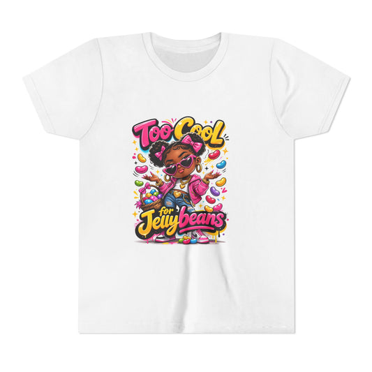 Youth Tee — "Too Cool for the Jellybeans" Mini Diva