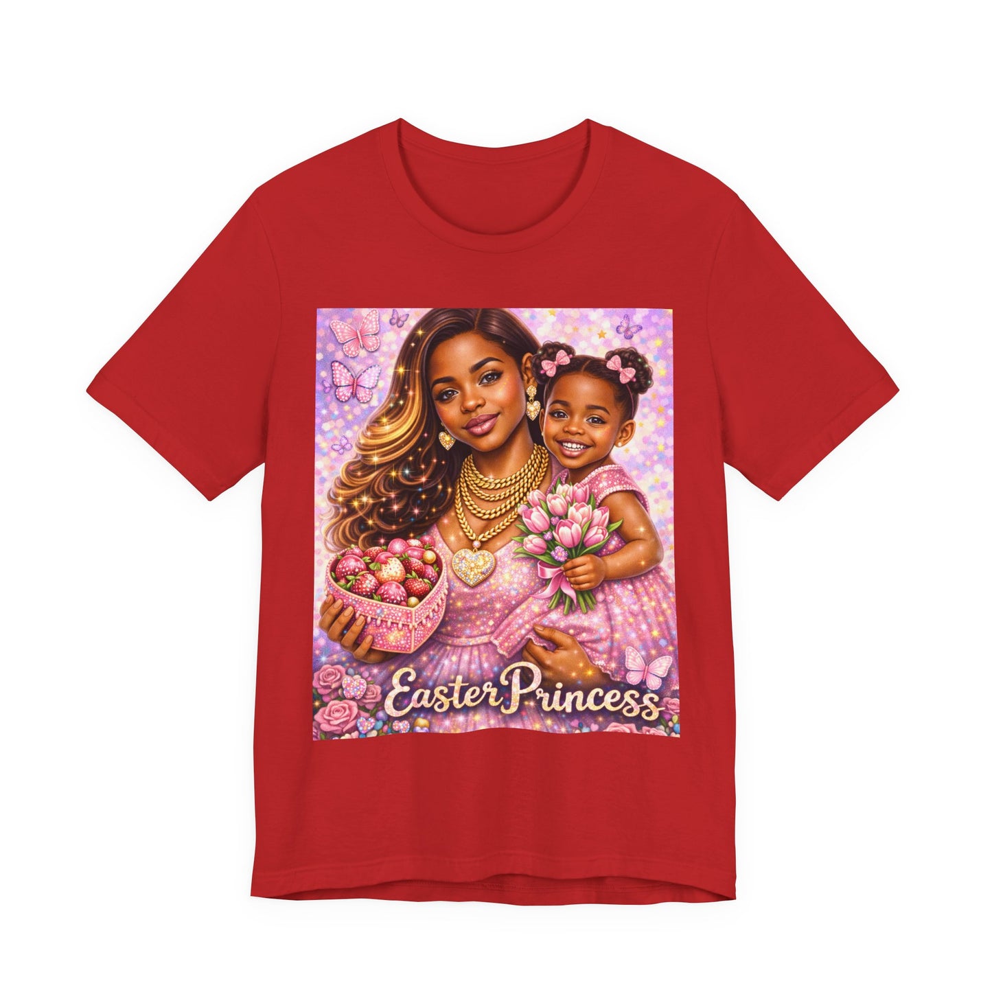 Easter Princess T-Shirt — Mother & Daughter Pastel Easter Graphic Tee