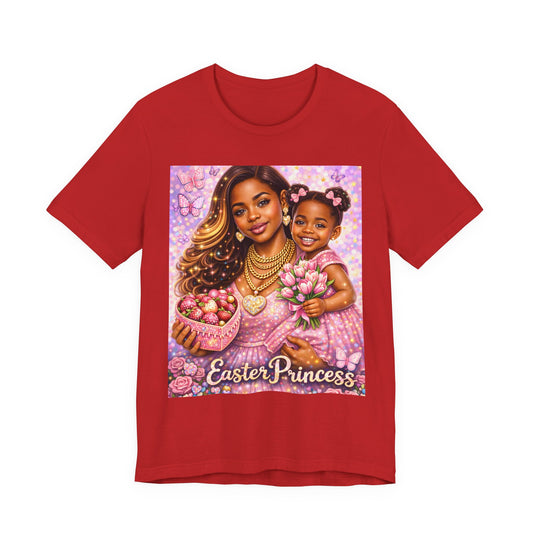 Easter Princess T-Shirt — Mother & Daughter Pastel Easter Graphic Tee
