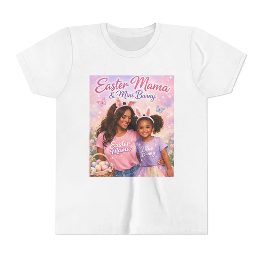 Mini Bunny Shirt-Girls easter Tee l Mommy & Me Matching