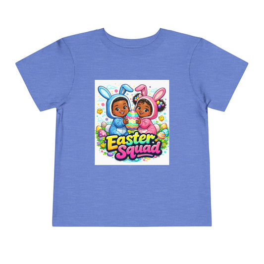 Toddler Tee — "Easter Squad" Bunny Twins Edition