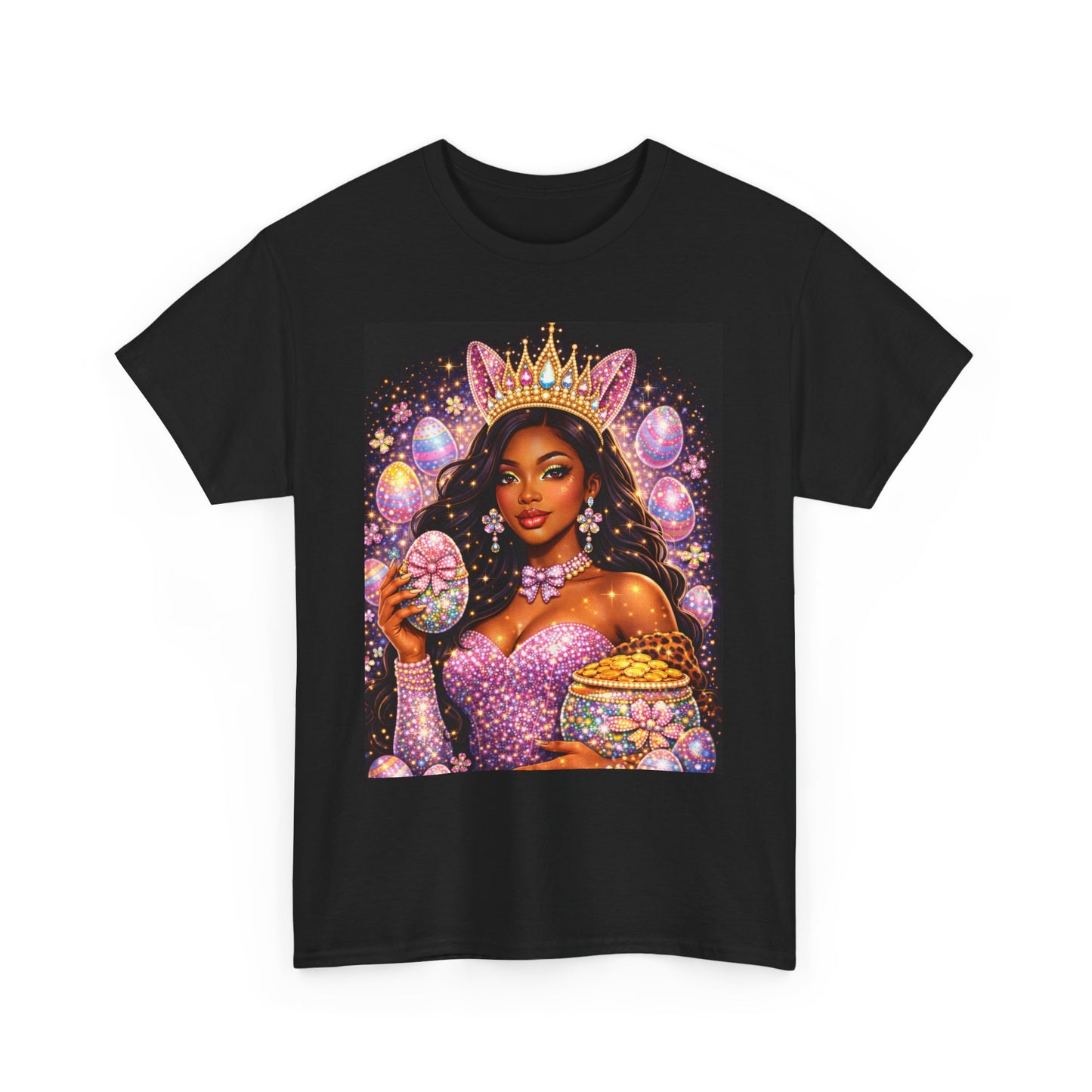 Black Queen Princess Easter Tee