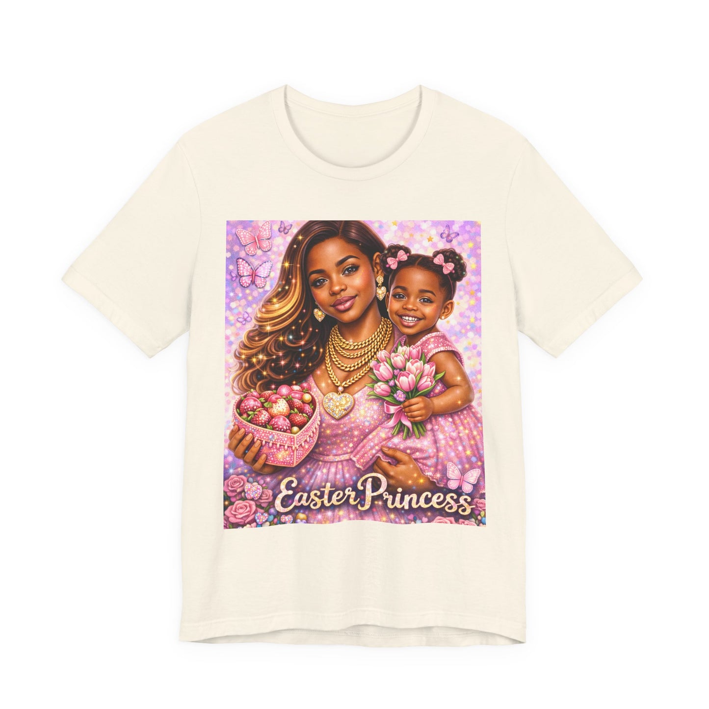 Easter Princess T-Shirt — Mother & Daughter Pastel Easter Graphic Tee