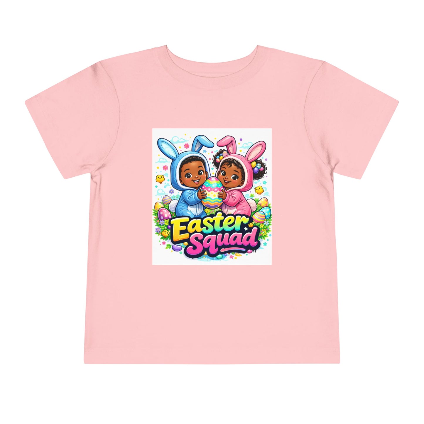 Toddler Tee — "Easter Squad" Bunny Twins Edition