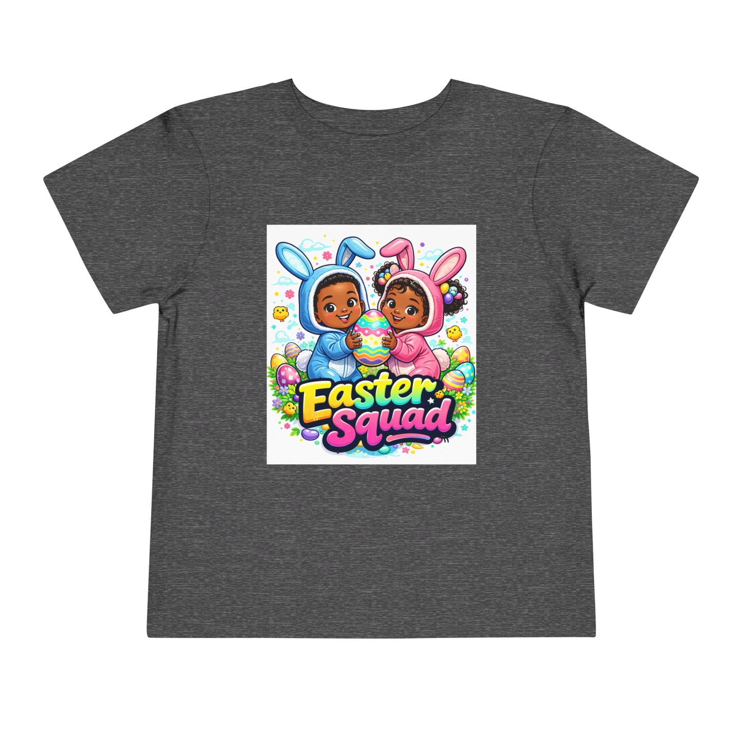Toddler Tee — "Easter Squad" Bunny Twins Edition